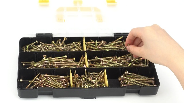 Bonost 450PCS #8#10 Wood Screws Assortment Kit-Torx Drive Flat